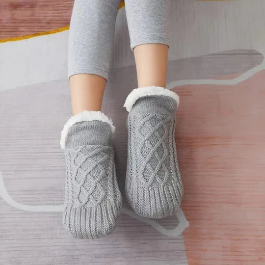 Therma™ - Chaussettes D'hiver en coton thermiques et antidérapantes