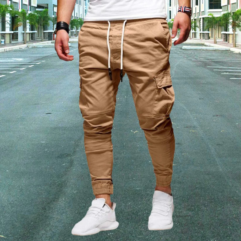 DANIEL - PANTALON DÉCONTRACTÉ POUR HOMMES AVEC POCHES PLAQUÉES