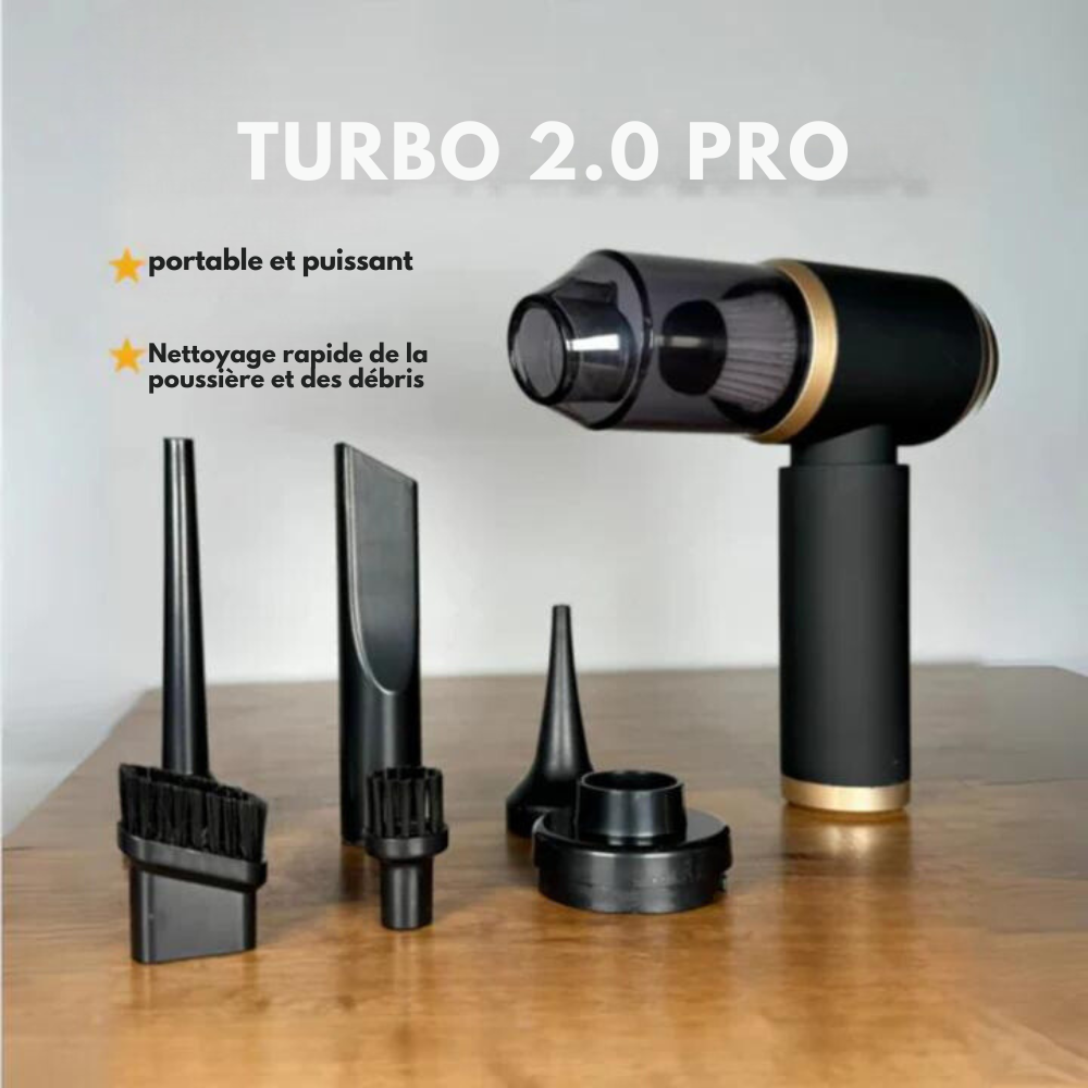 Turbo 2.0 Pro - Innovant aspirateur sans fil