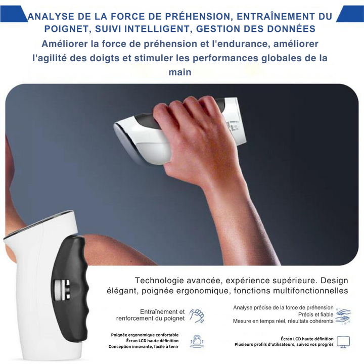 RenfoGrip - Appareil de musculation et de rééducation numérique intelligent