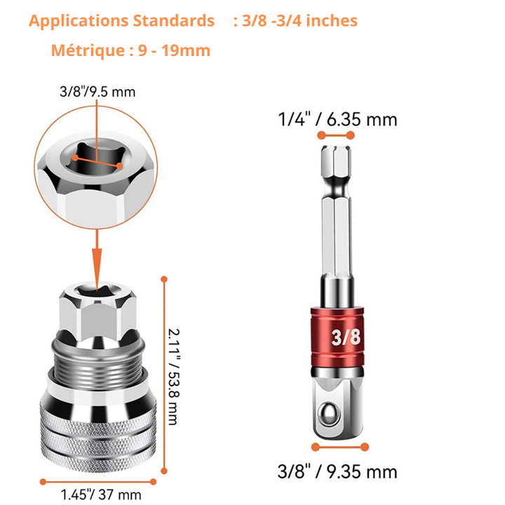 Douille universelle multifonctionnelle  | MultiKey Pro