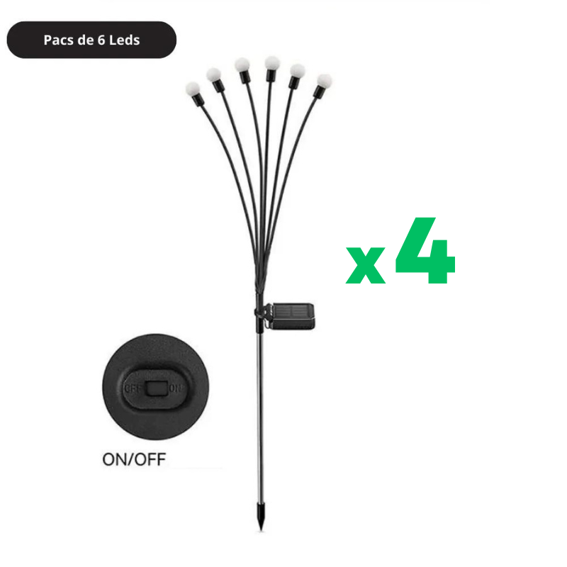 Lucioles de jardin à énergie solaire - SOLTIS